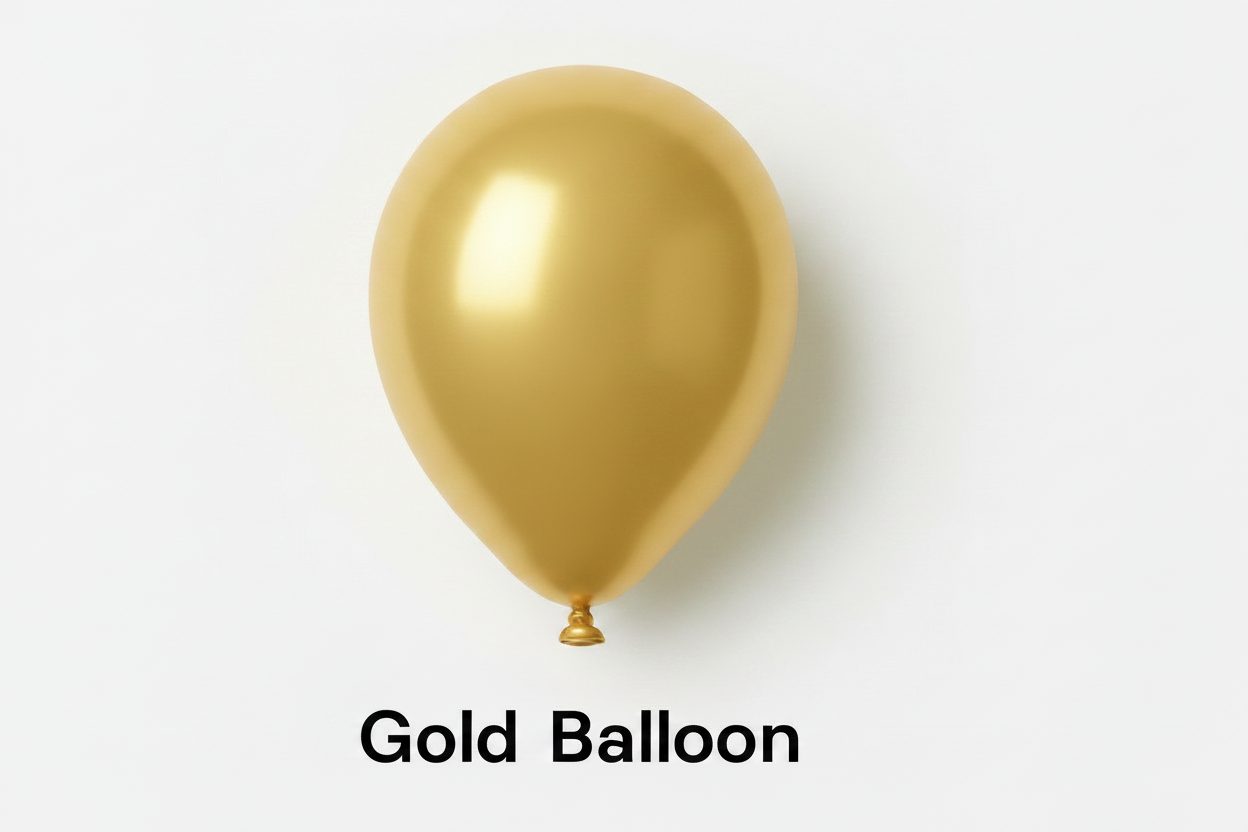 100 Balloons - Gold