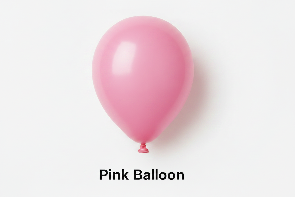 100 5 inch Balloons - Pink