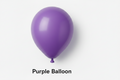 100 5 inch Balloons - Purple