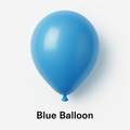 100 12 inch Balloons - Blue