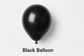 100 Balloons - Black