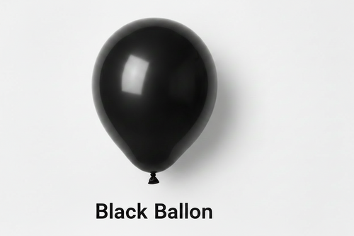 100 Black size 12 inch Balloons